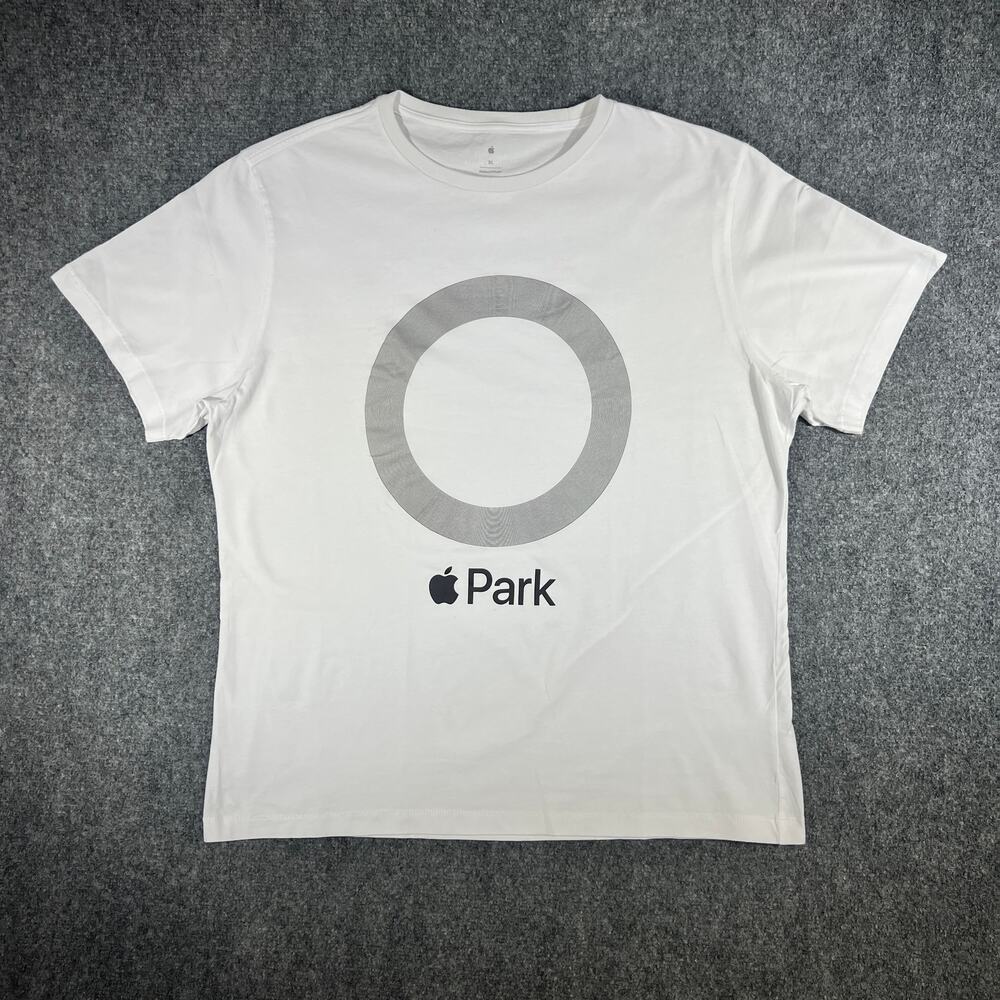 Official Apple Park Ring T-Shirt White XL Merchandise